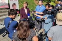Marie-Claude Bibeau lance sa campagne à la mairie de Sherbrooke